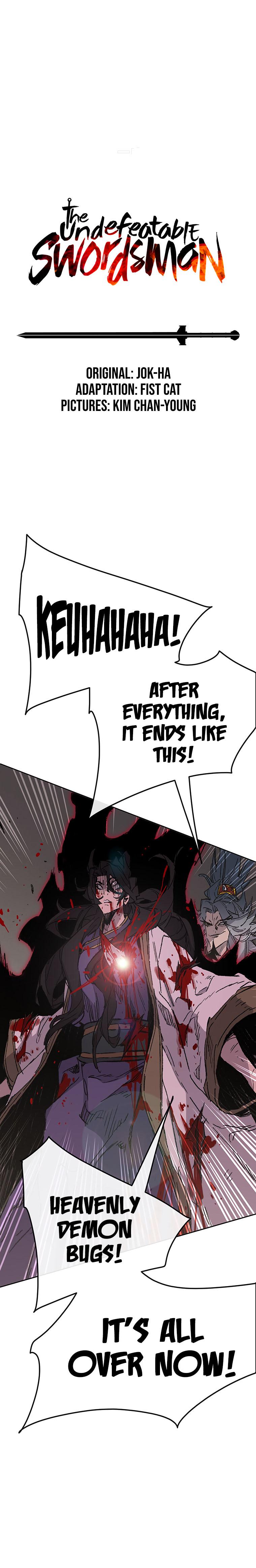 The Undefeatable Swordsman Chap 125 - Next Chap 126