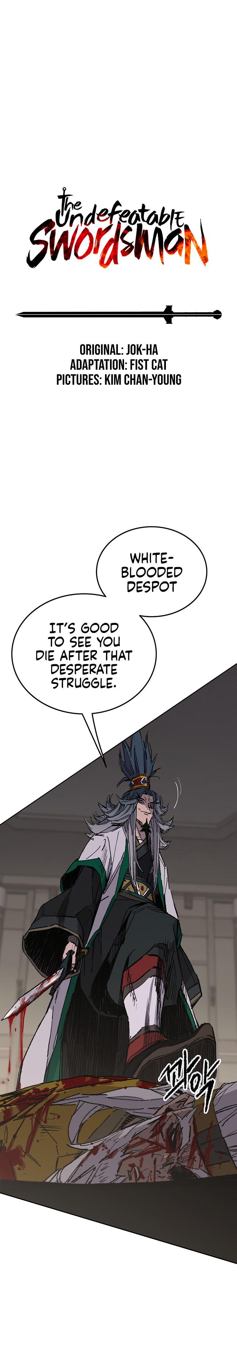 The Undefeatable Swordsman Chap 120 - Next Chap 121