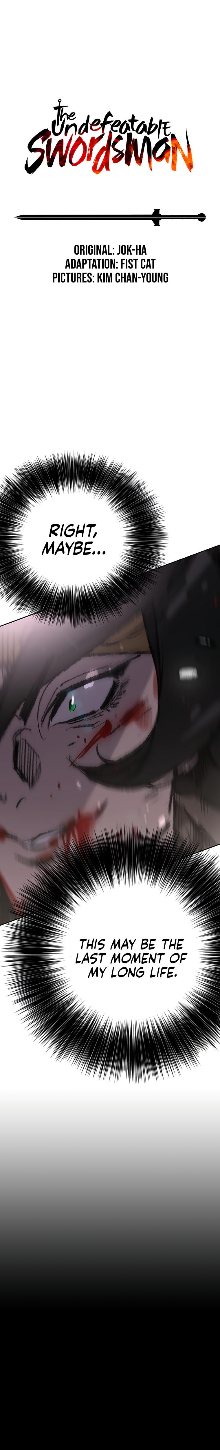 The Undefeatable Swordsman Chap 122 - Next Chap 123