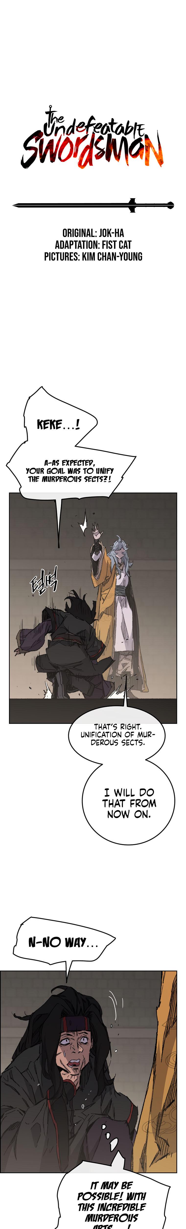 The Undefeatable Swordsman Chap 135 - Next Chap 136