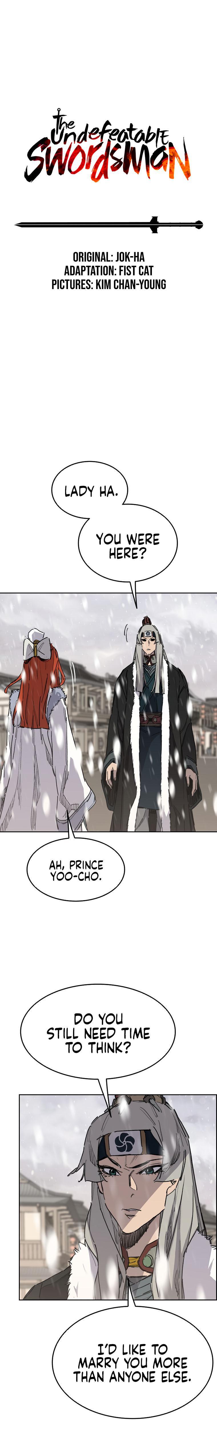 The Undefeatable Swordsman Chap 138 - Next Chap 139