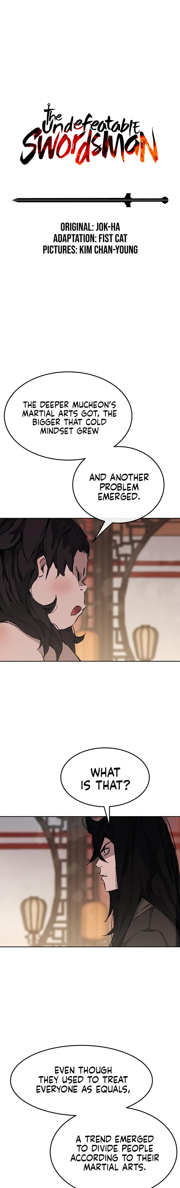 The Undefeatable Swordsman Chap 133 - Next Chap 134