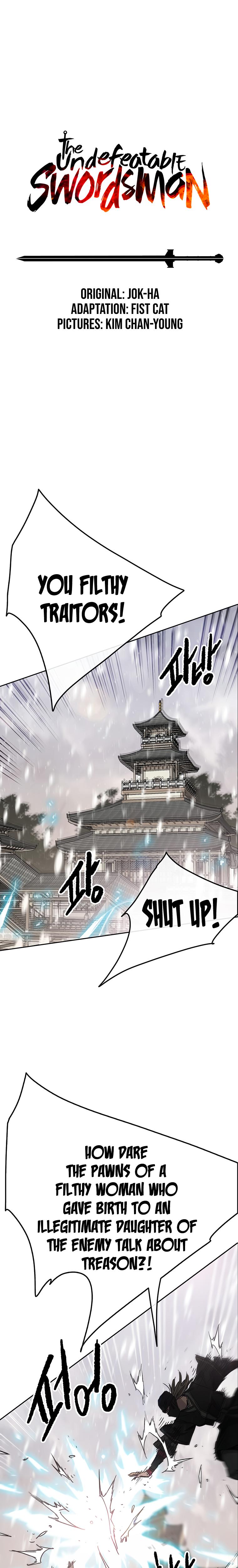 The Undefeatable Swordsman Chap 145 - Next Chap 146