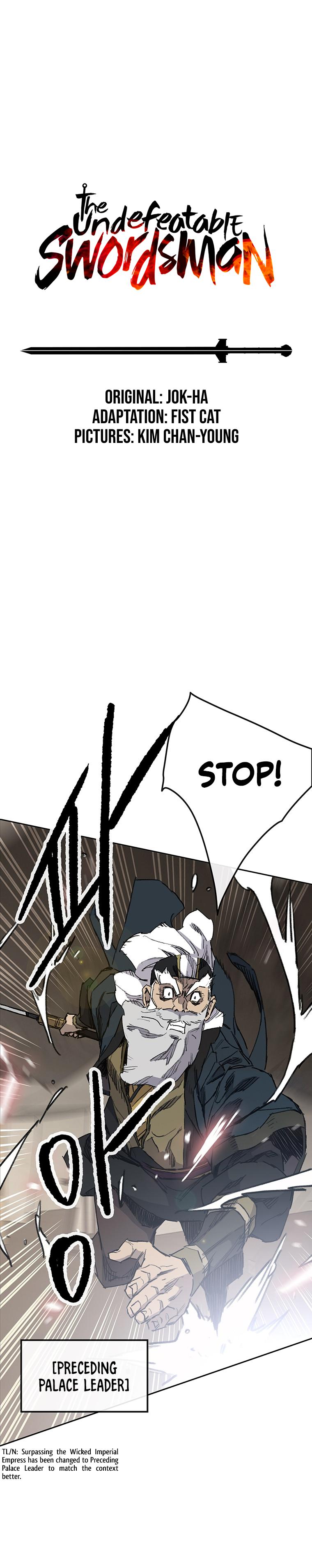 The Undefeatable Swordsman Chap 157 - Next Chap 158