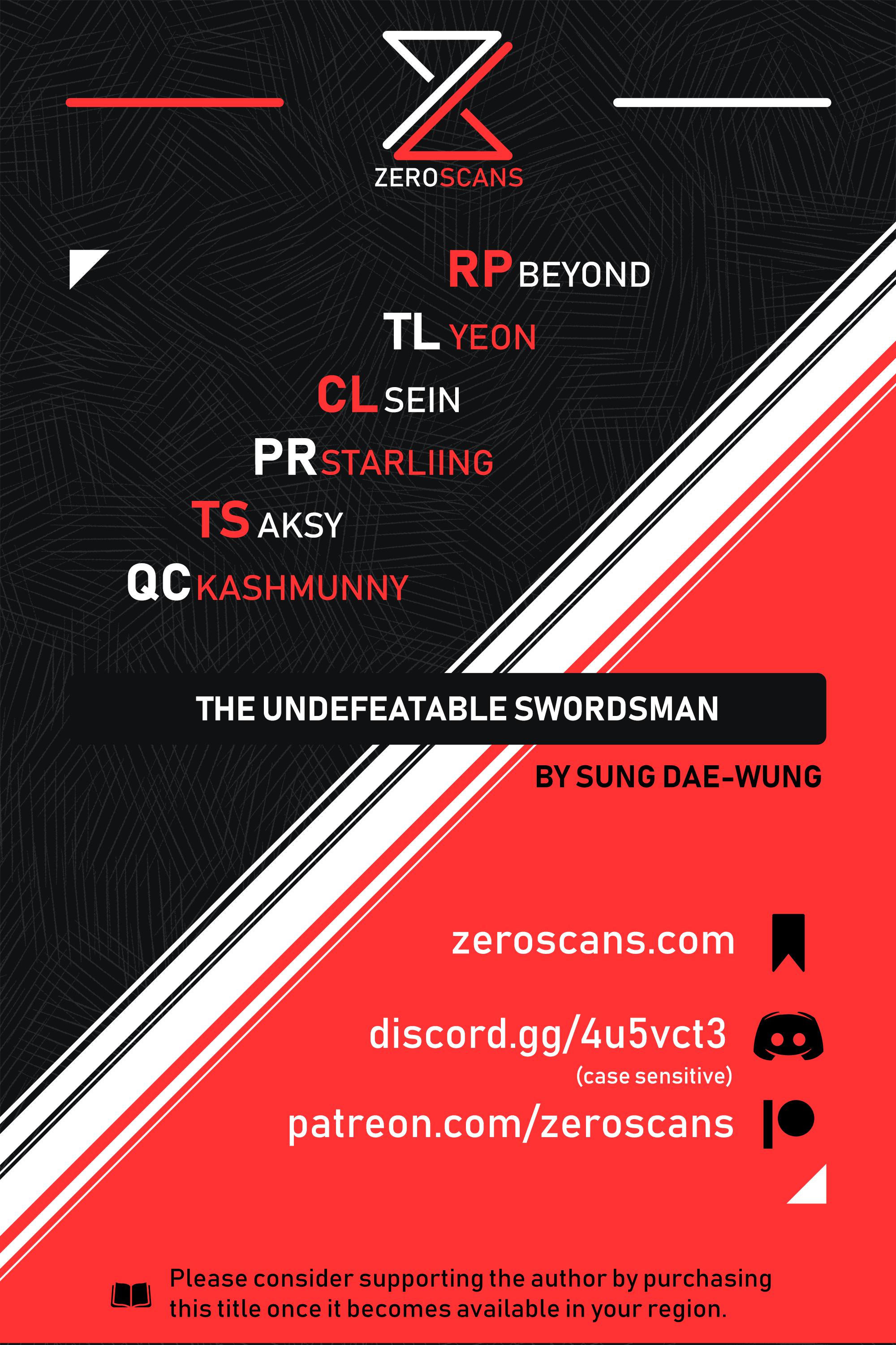 The Undefeatable Swordsman Chap 156 - Next Chap 157
