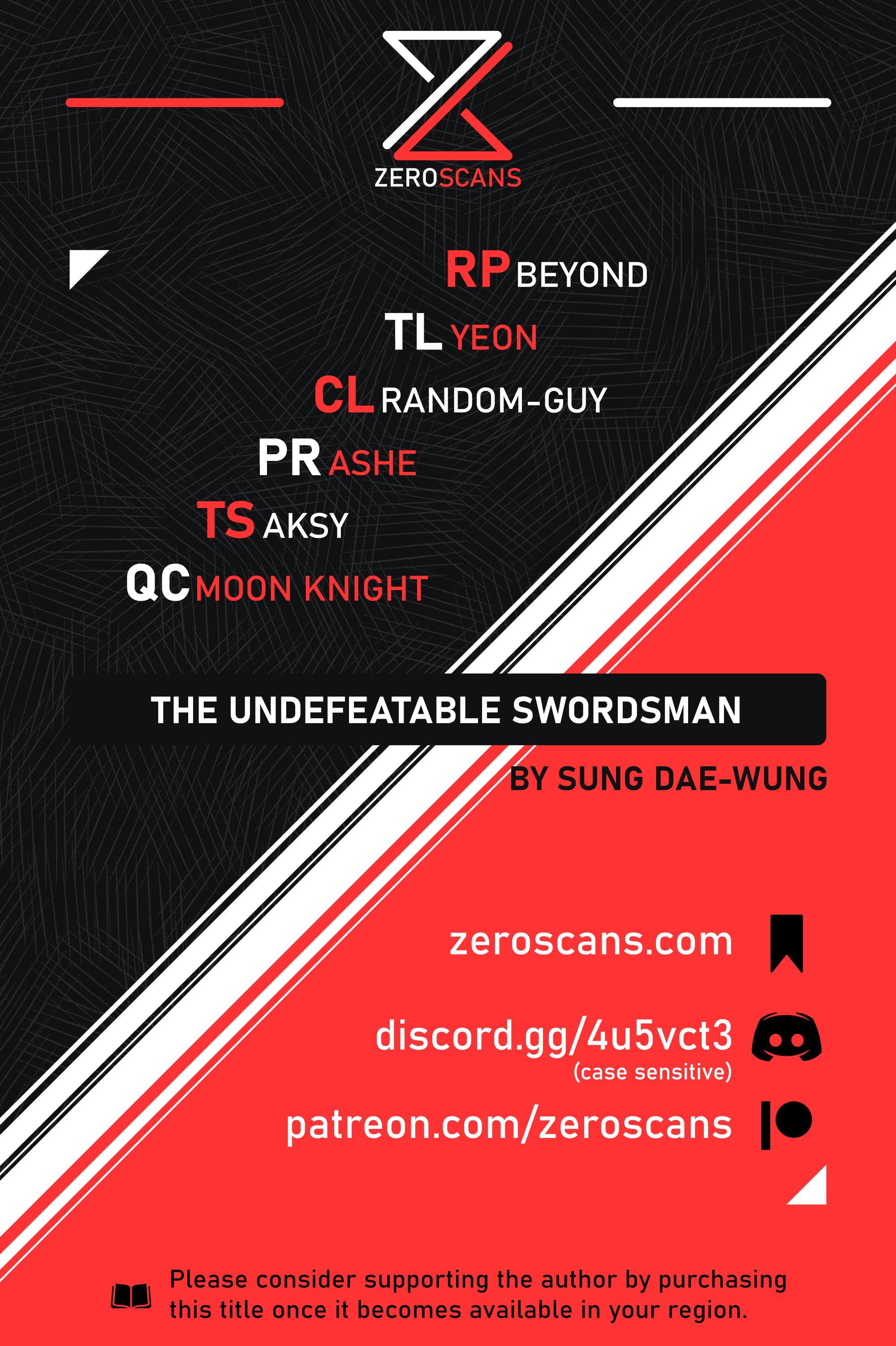 The Undefeatable Swordsman Chap 167 - Next Chap 168