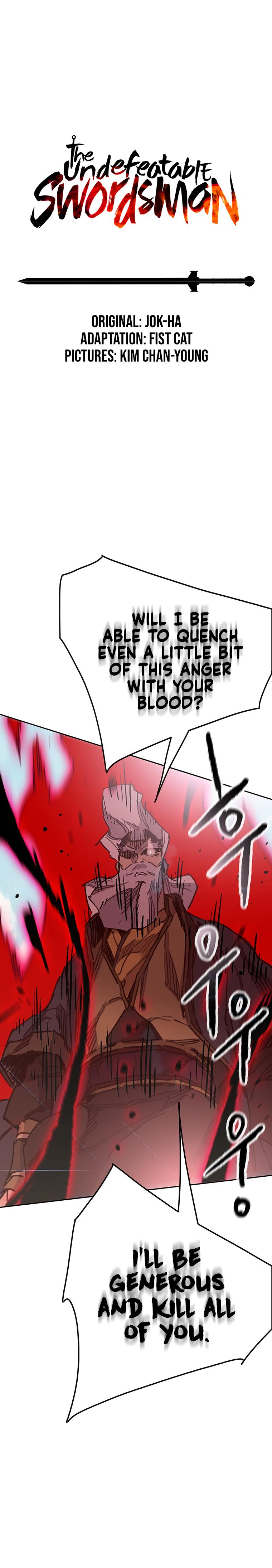 The Undefeatable Swordsman Chap 161 - Next Chap 162