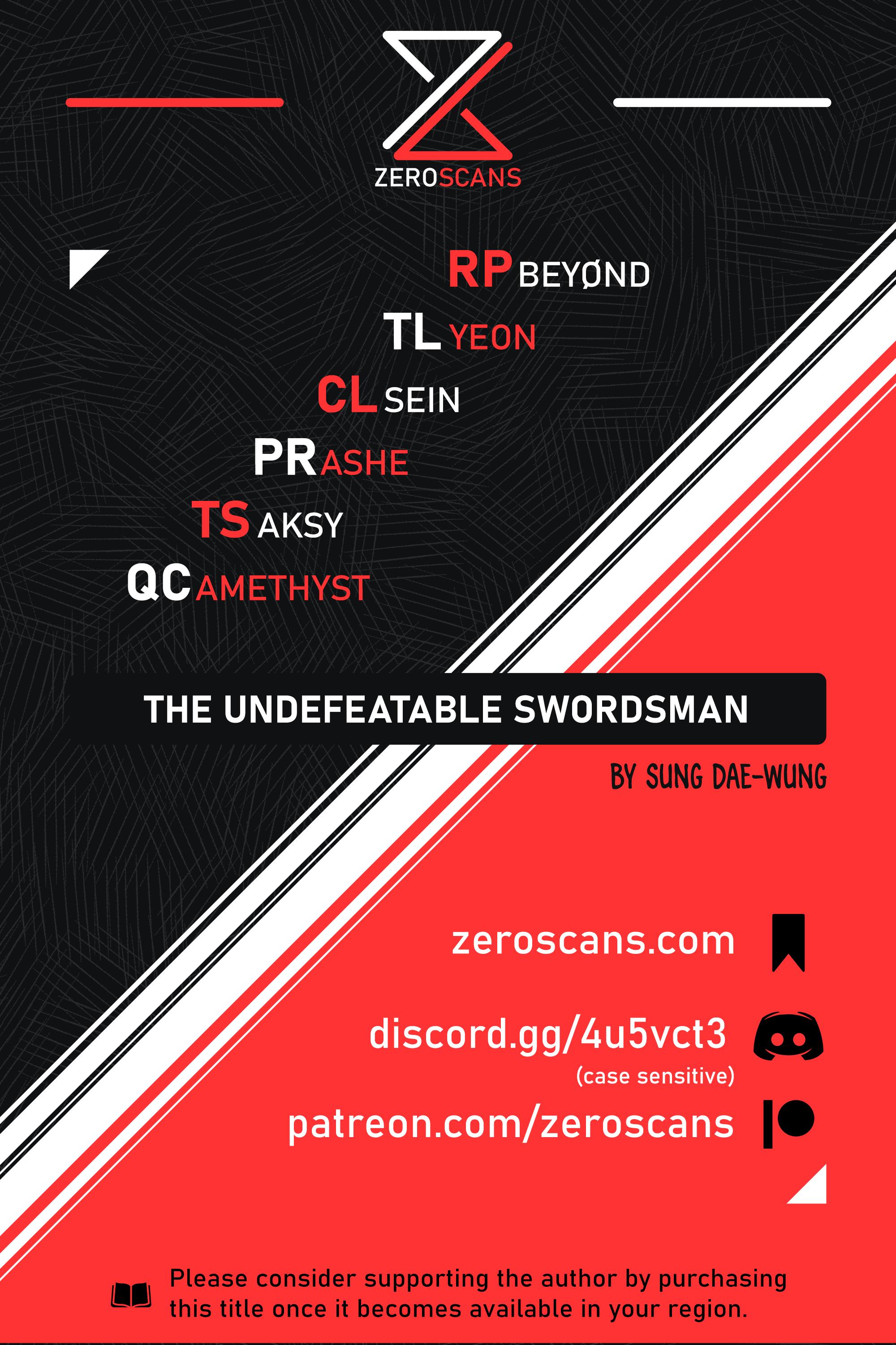 The Undefeatable Swordsman Chap 162 - Next Chap 163