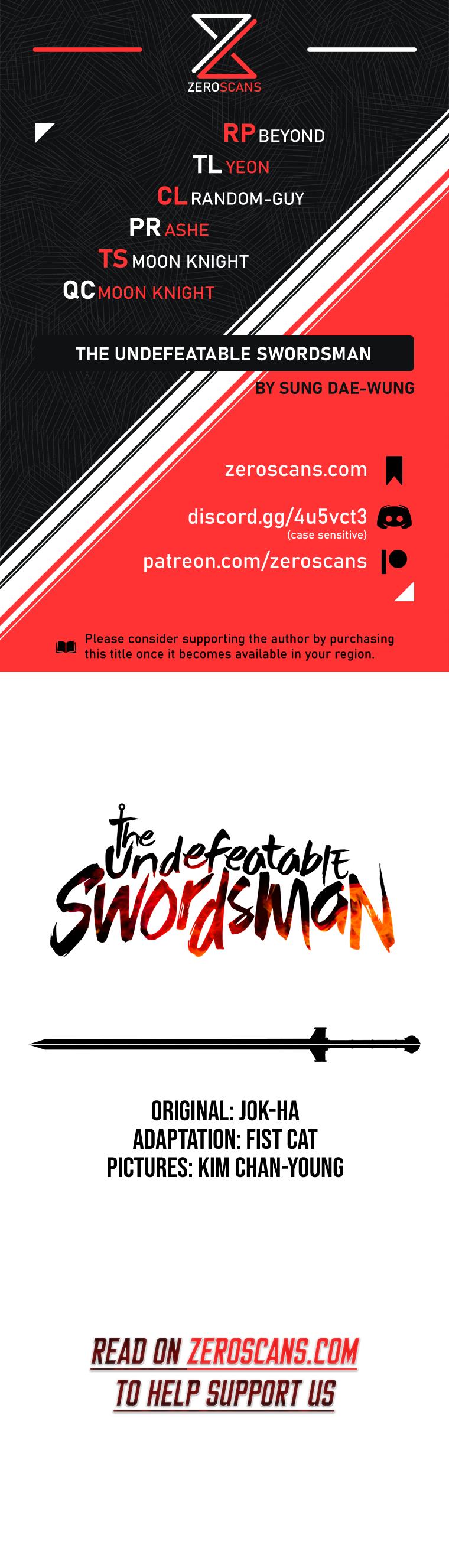 The Undefeatable Swordsman Chap 176 - Next Chap 177
