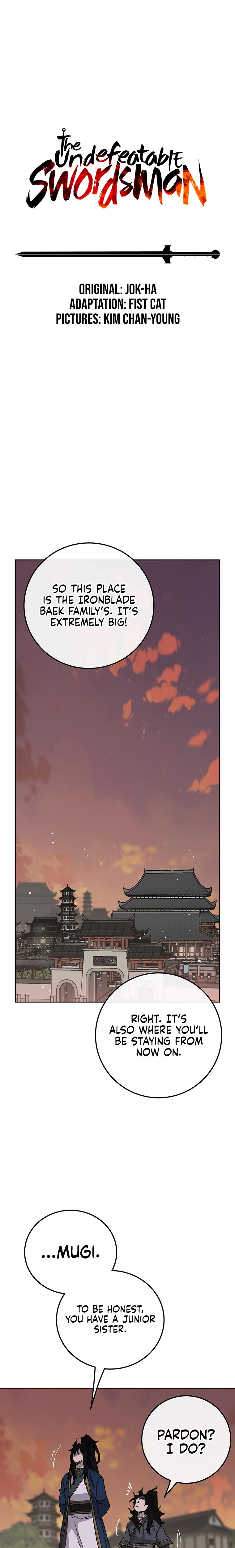 The Undefeatable Swordsman Chap 179 - Next Chap 180