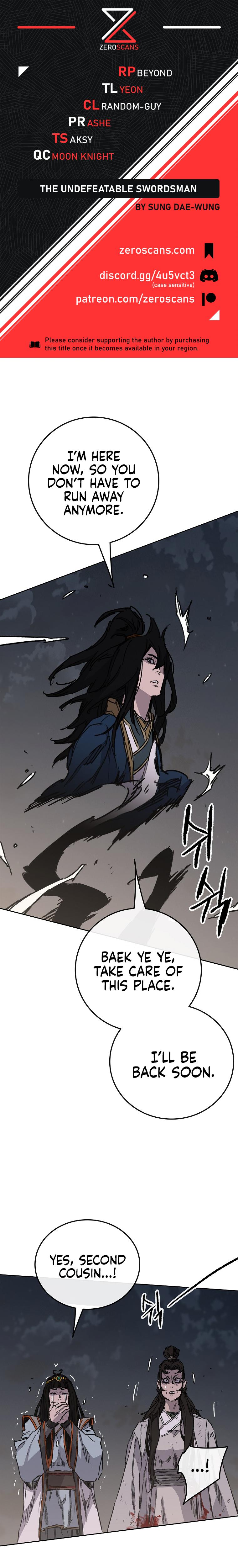 The Undefeatable Swordsman Chap 173 - Next Chap 174