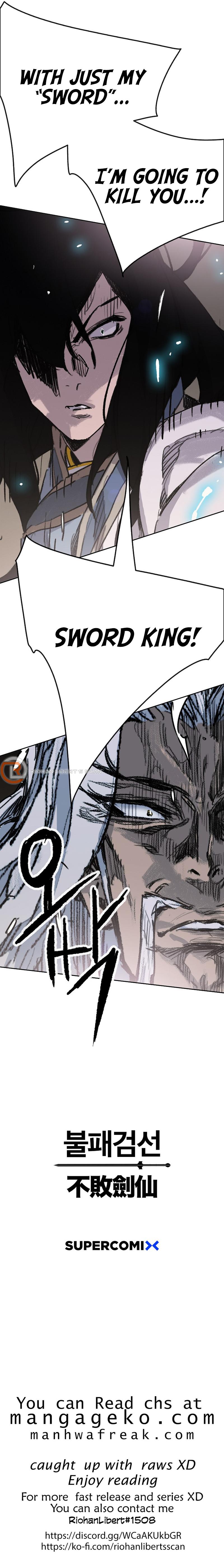The Undefeatable Swordsman Chap 188 - Next Chap 189