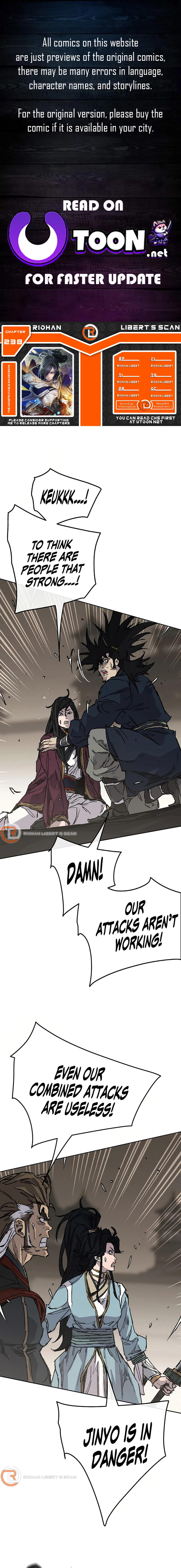 The Undefeatable Swordsman Chap 238 - Next Chap 239
