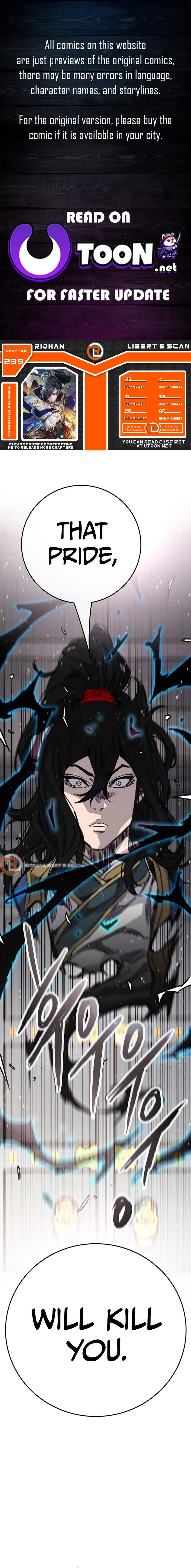The Undefeatable Swordsman Chap 239 - Next Chap 240