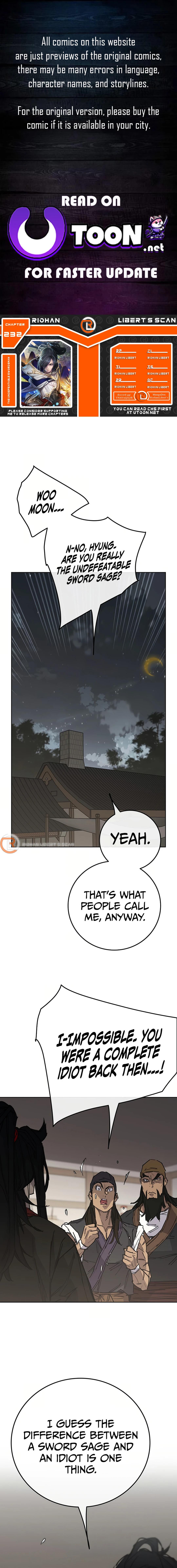 The Undefeatable Swordsman Chap 232 - Next Chap 233