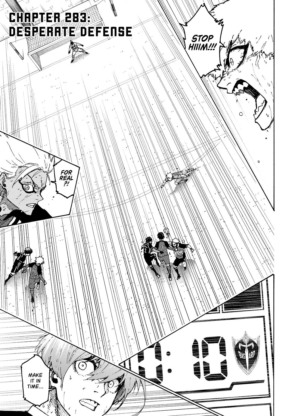 Blue Lock Chap 283 - Next Chap 284