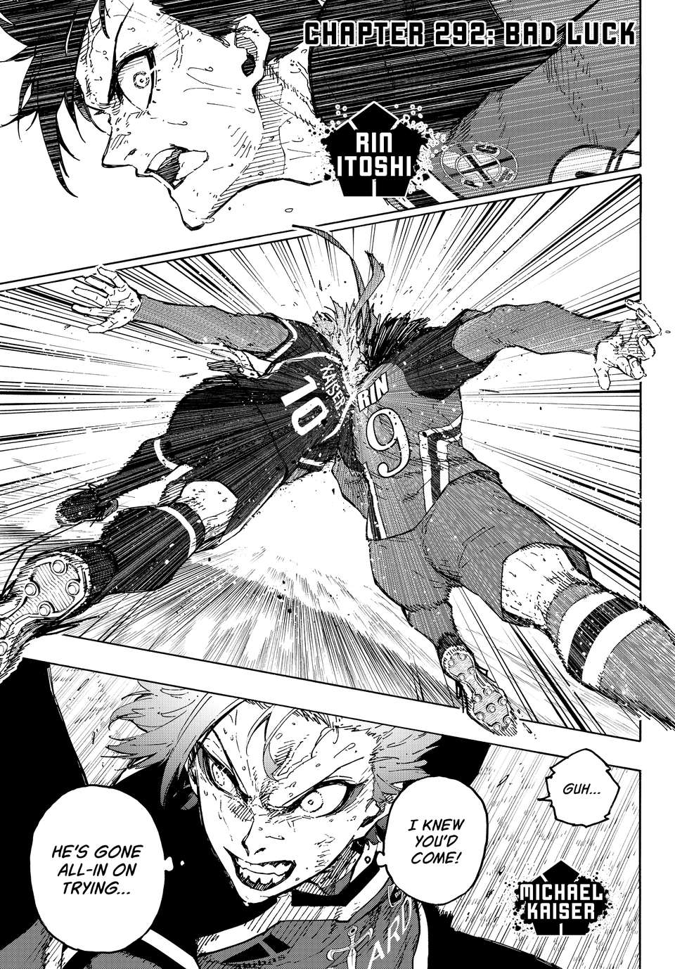 Blue Lock Chap 292 - Next Chap 293