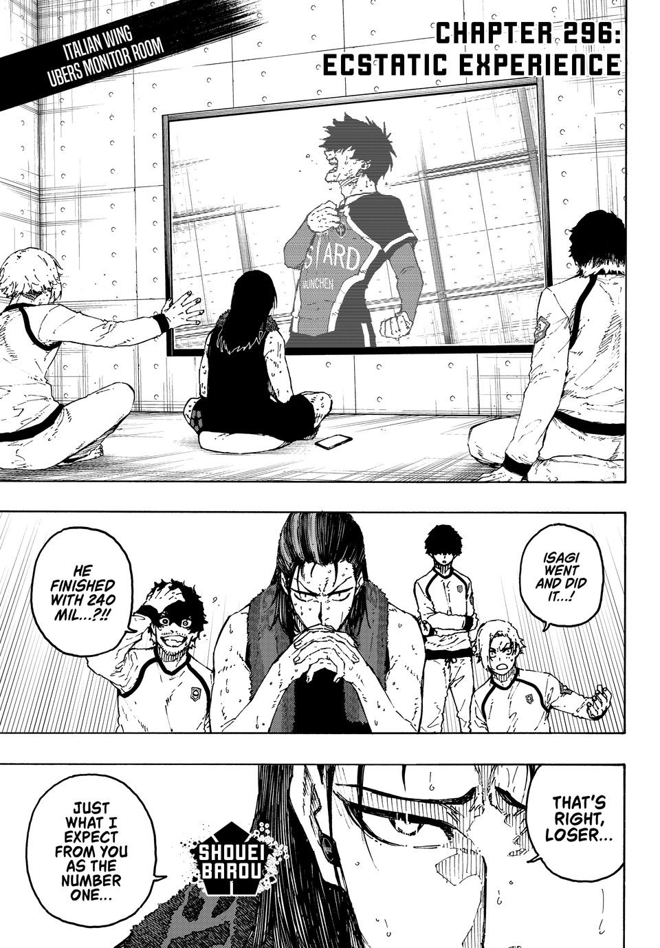 Blue Lock Chap 296 - Next Chap 297