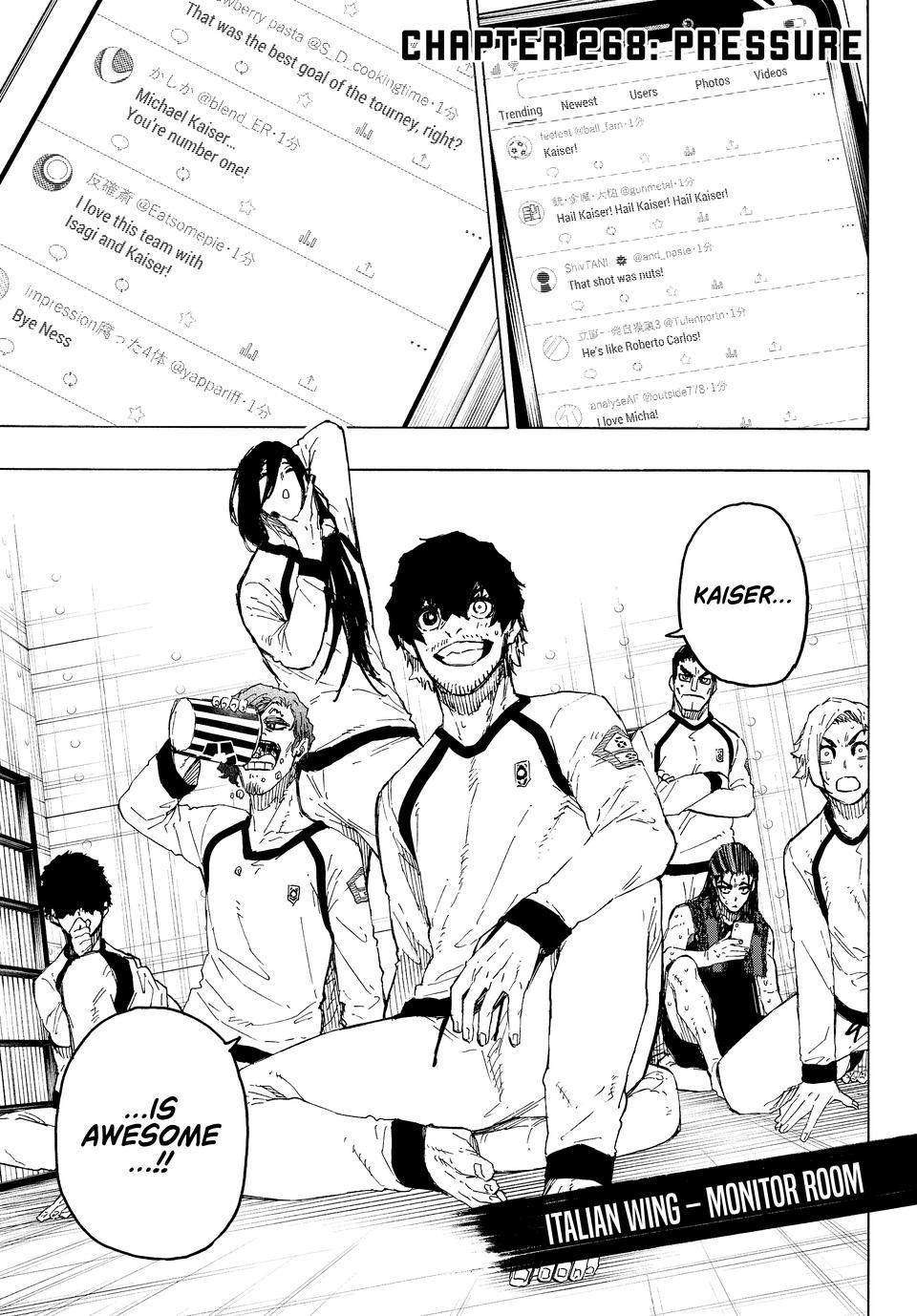 Blue Lock Chap 268 - Next Chap 269