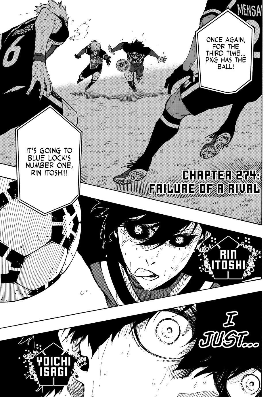 Blue Lock Chap 274 - Next Chap 275