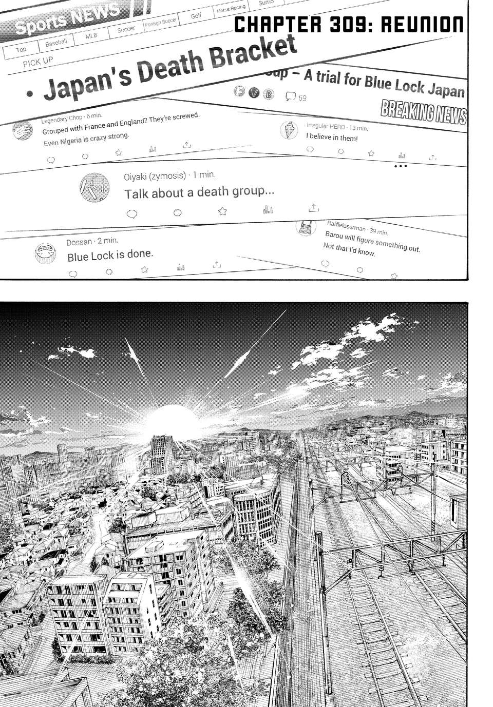 Blue Lock Chap 309 - Next Chap 310