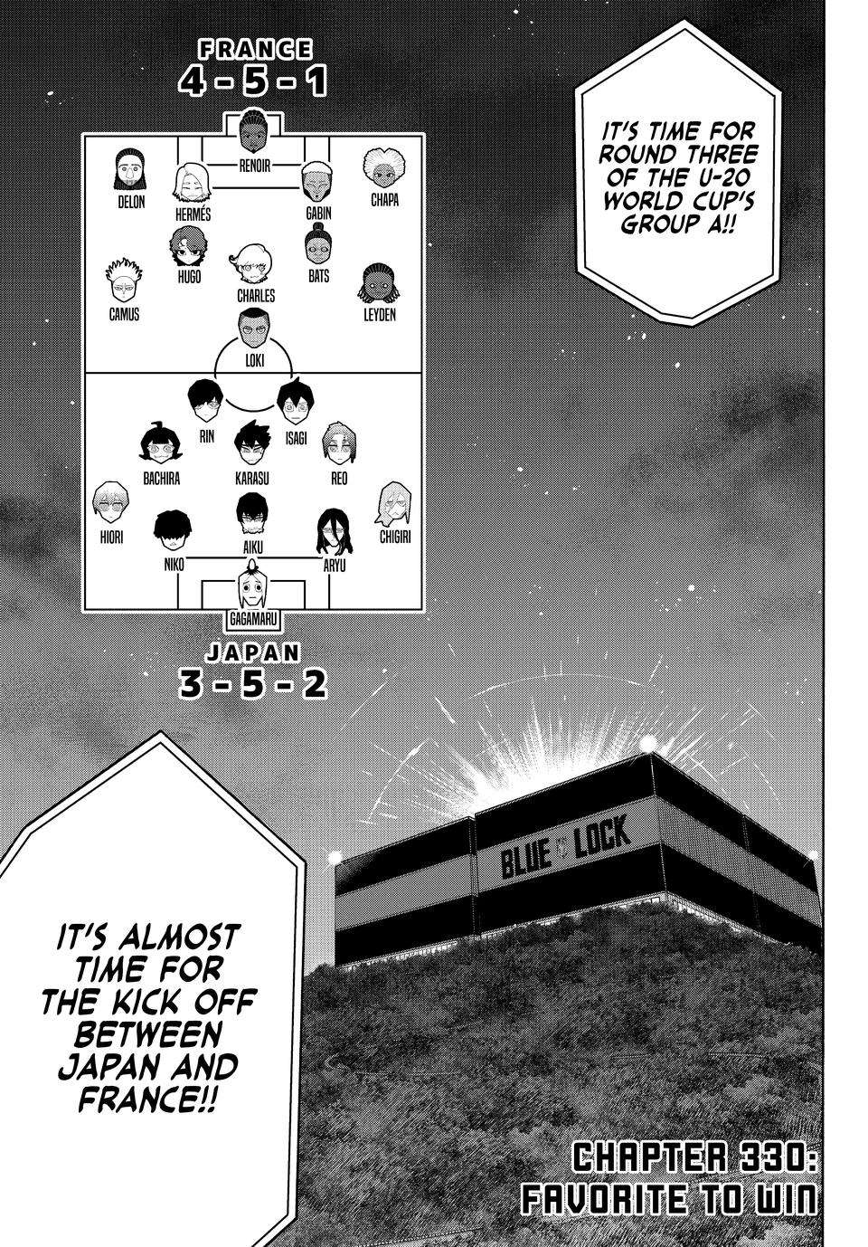 Blue Lock English version Chap 330 - Next Chap 331