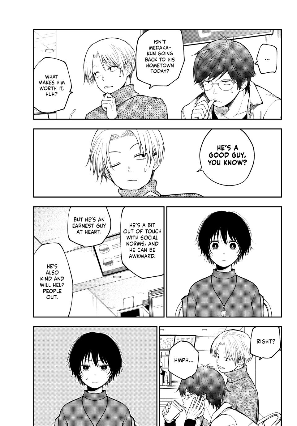 Kuroiwa Medaka ni Watashi no Kawaii ga Tsuujinai Chap 96 - Next Chap 97