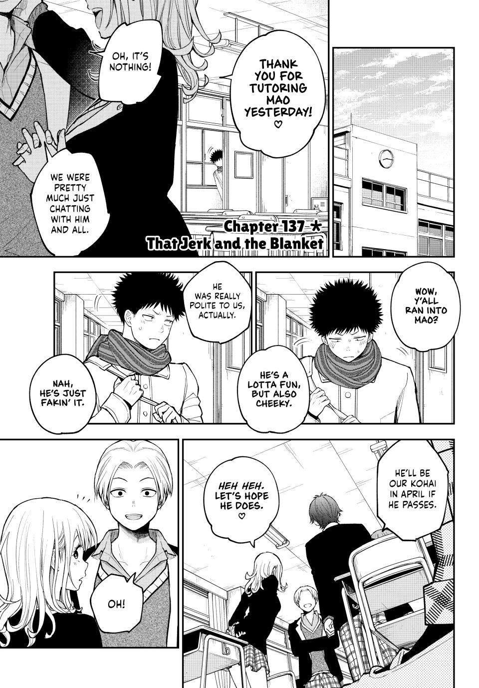 Kuroiwa Medaka ni Watashi no Kawaii ga Tsuujinai Chap 137 - Next Chap 138