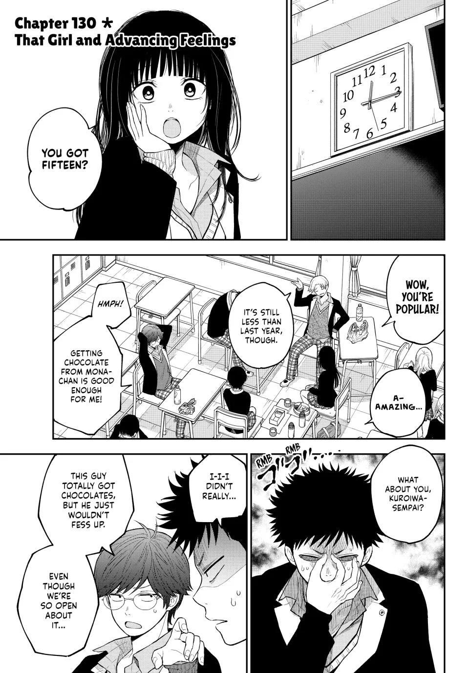 Kuroiwa Medaka ni Watashi no Kawaii ga Tsuujinai Chap 130 - Next Chap 131