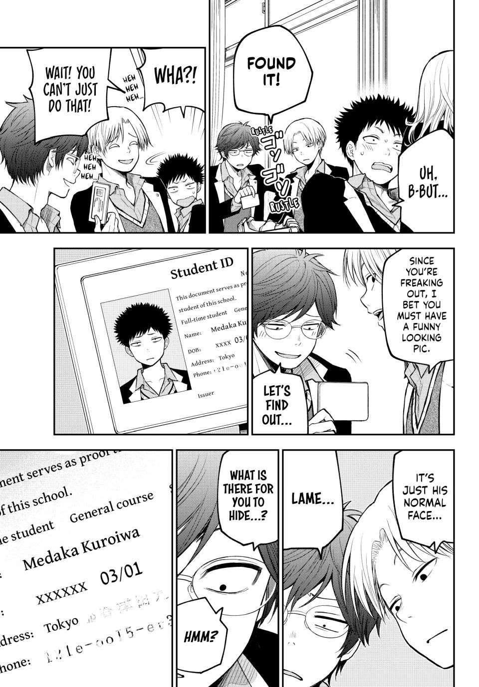 Kuroiwa Medaka ni Watashi no Kawaii ga Tsuujinai Chap 140 - Next Chap 141