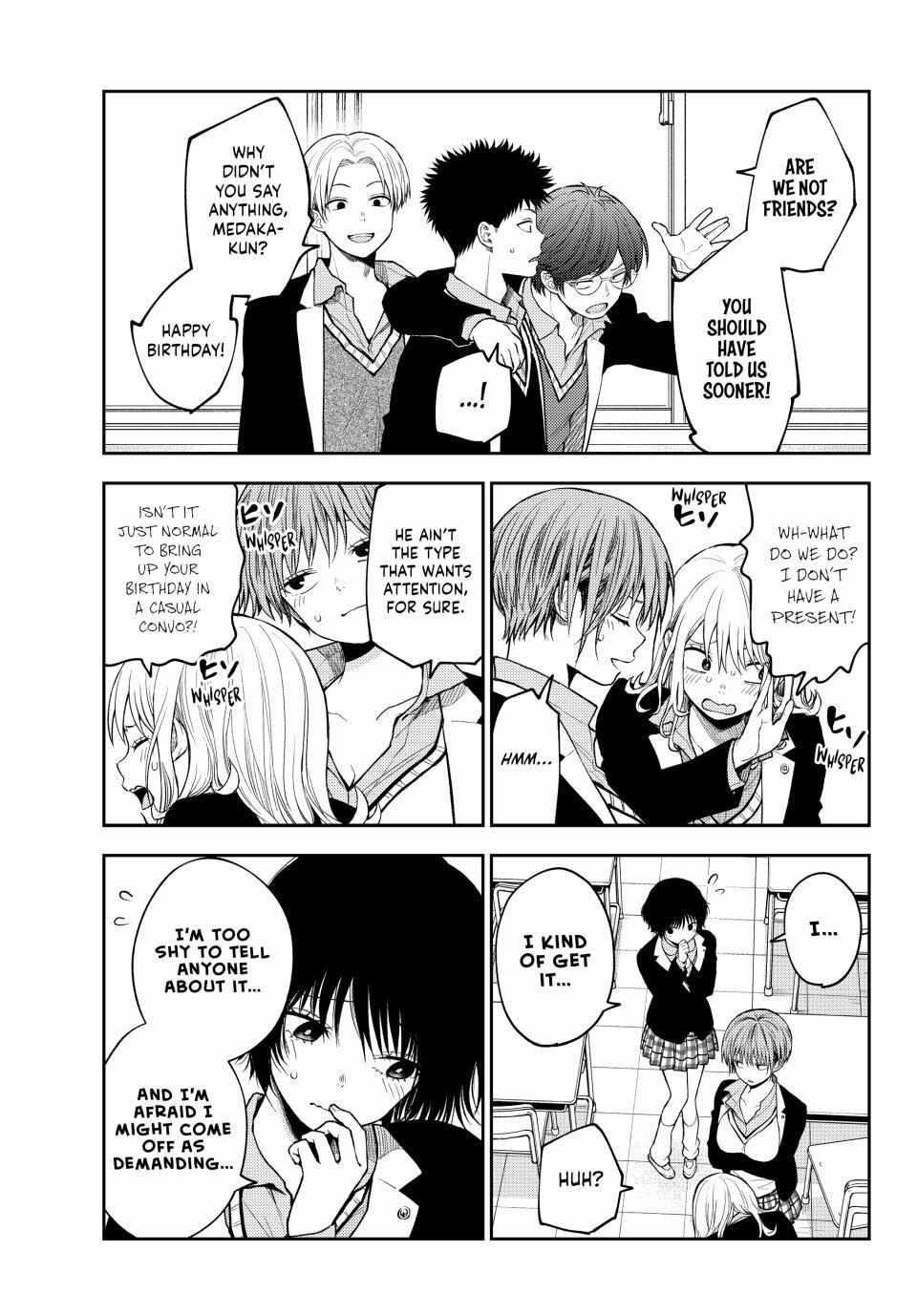 Kuroiwa Medaka ni Watashi no Kawaii ga Tsuujinai Chap 141 - Next Chap 142