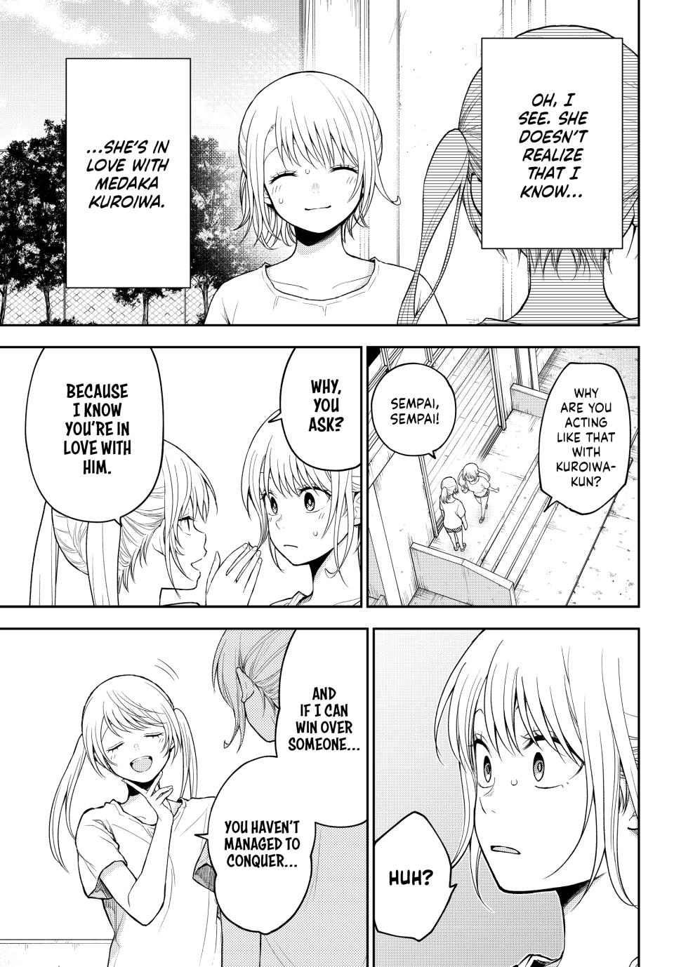 Kuroiwa Medaka ni Watashi no Kawaii ga Tsuujinai Chap 166 - Next Chap 167