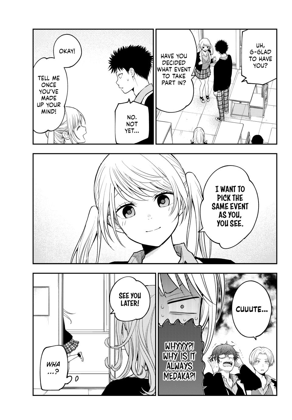 Kuroiwa Medaka ni Watashi no Kawaii ga Tsuujinai Chap 163 - Next Chap 164