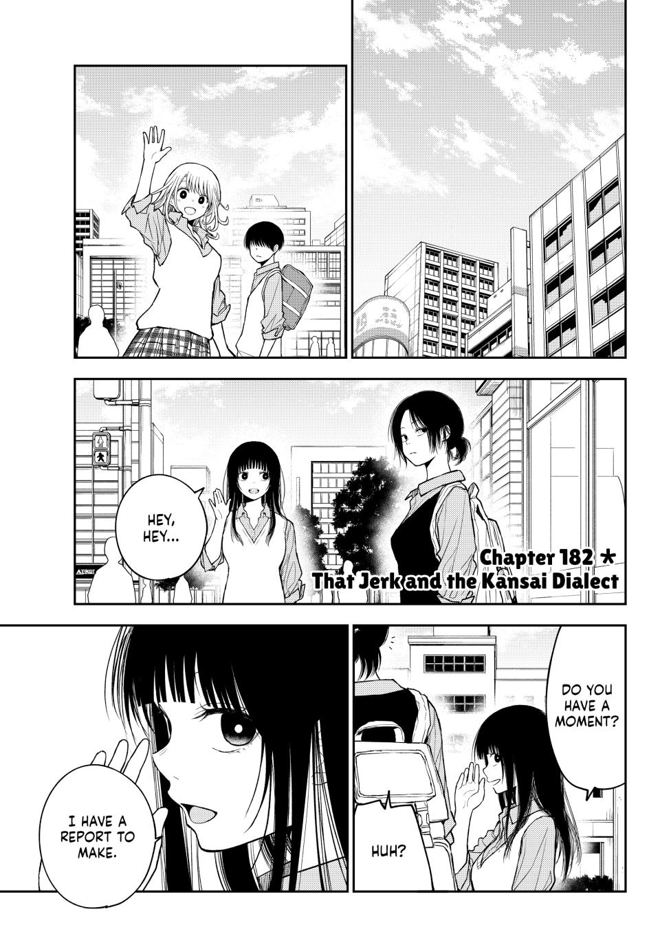 Kuroiwa Medaka ni Watashi no Kawaii ga Tsuujinai Chap 182 - Next Chap 183