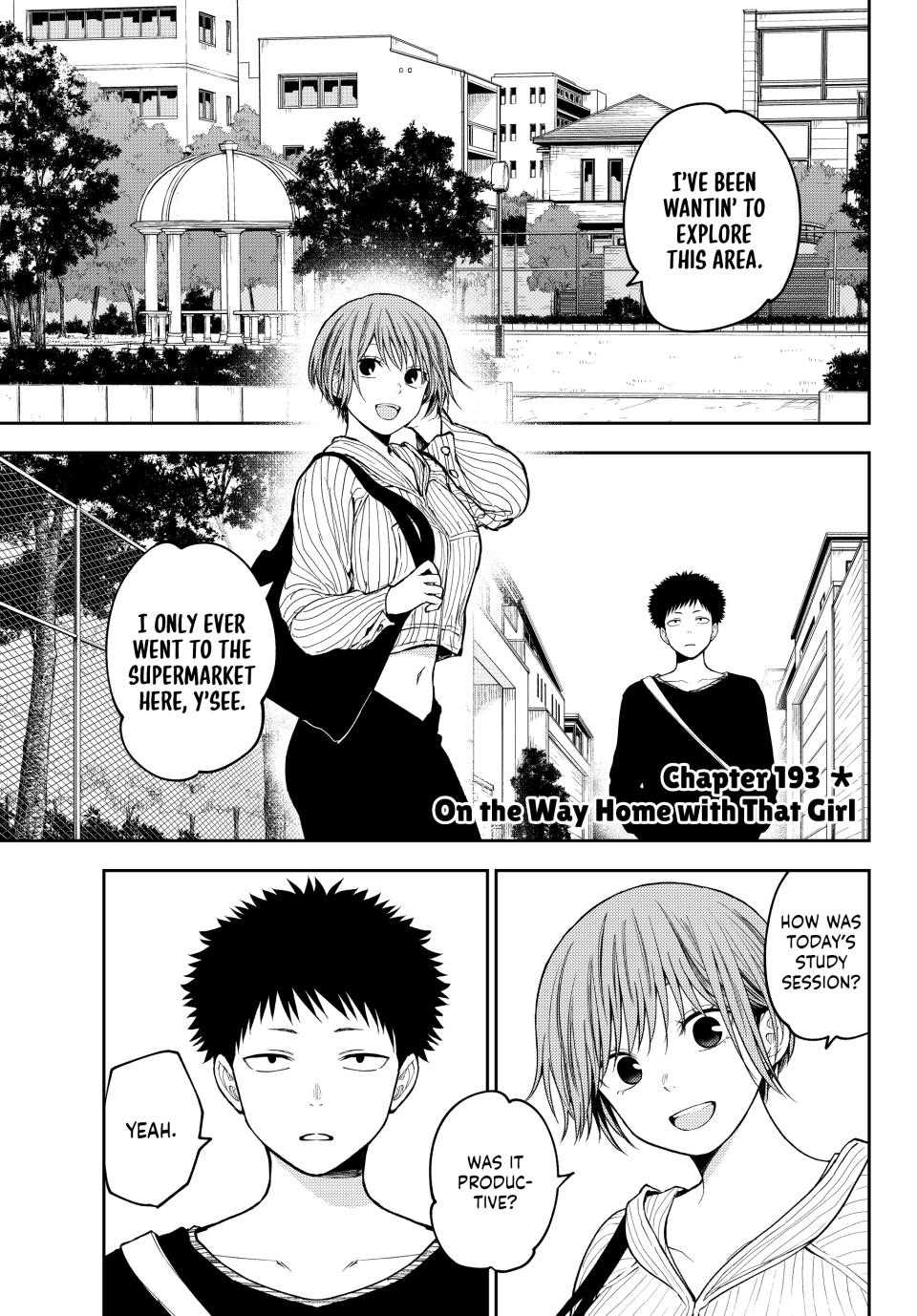 Kuroiwa Medaka ni Watashi no Kawaii ga Tsuujinai Chap 193 - Next Chap 194