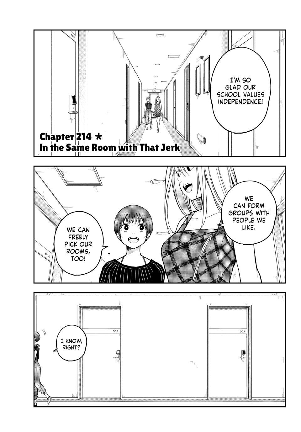 Kuroiwa Medaka ni Watashi no Kawaii ga Tsuujinai Chap 214 - Next Chap 215