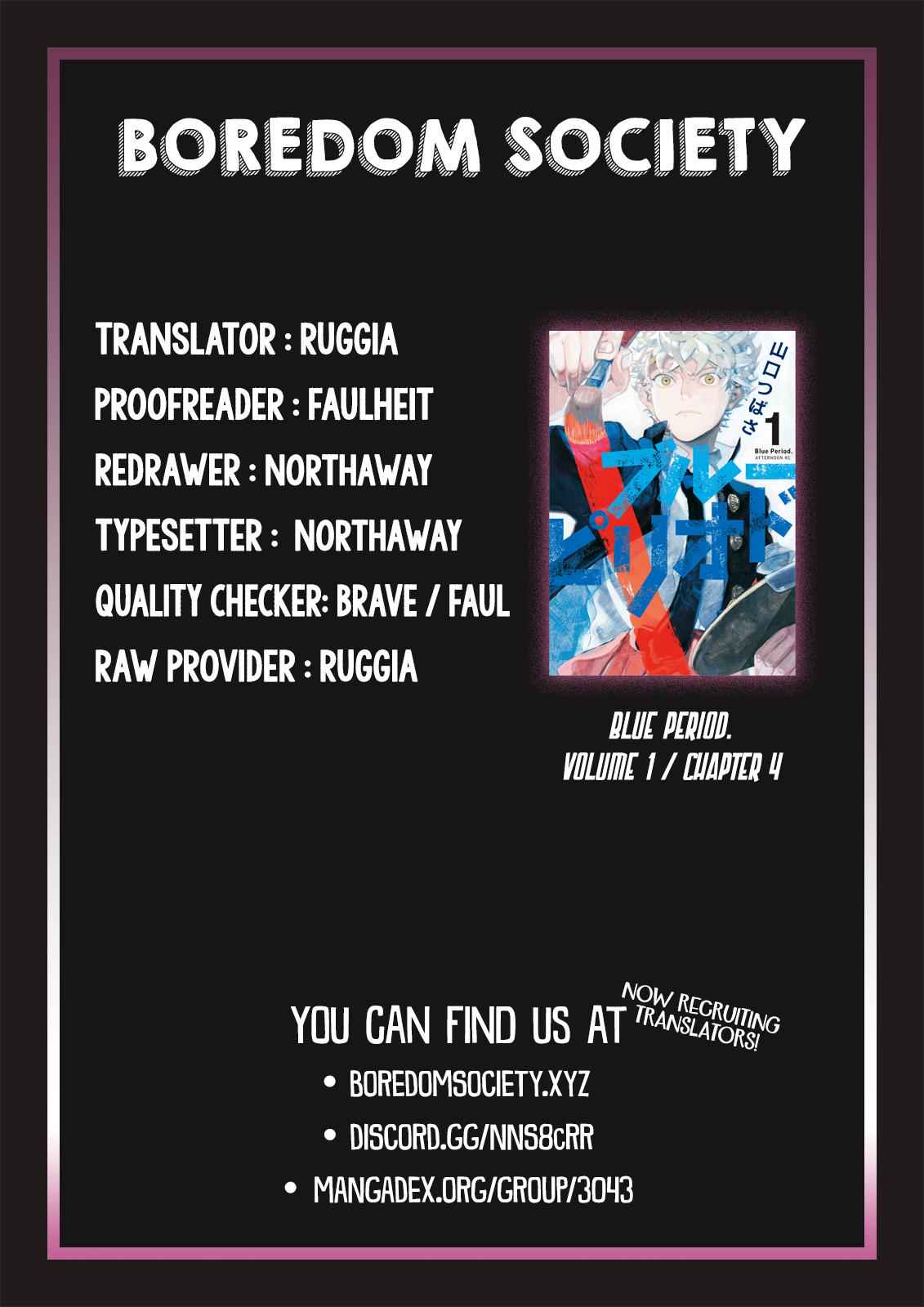 Blue Period Chap 4 - Next Chap 5