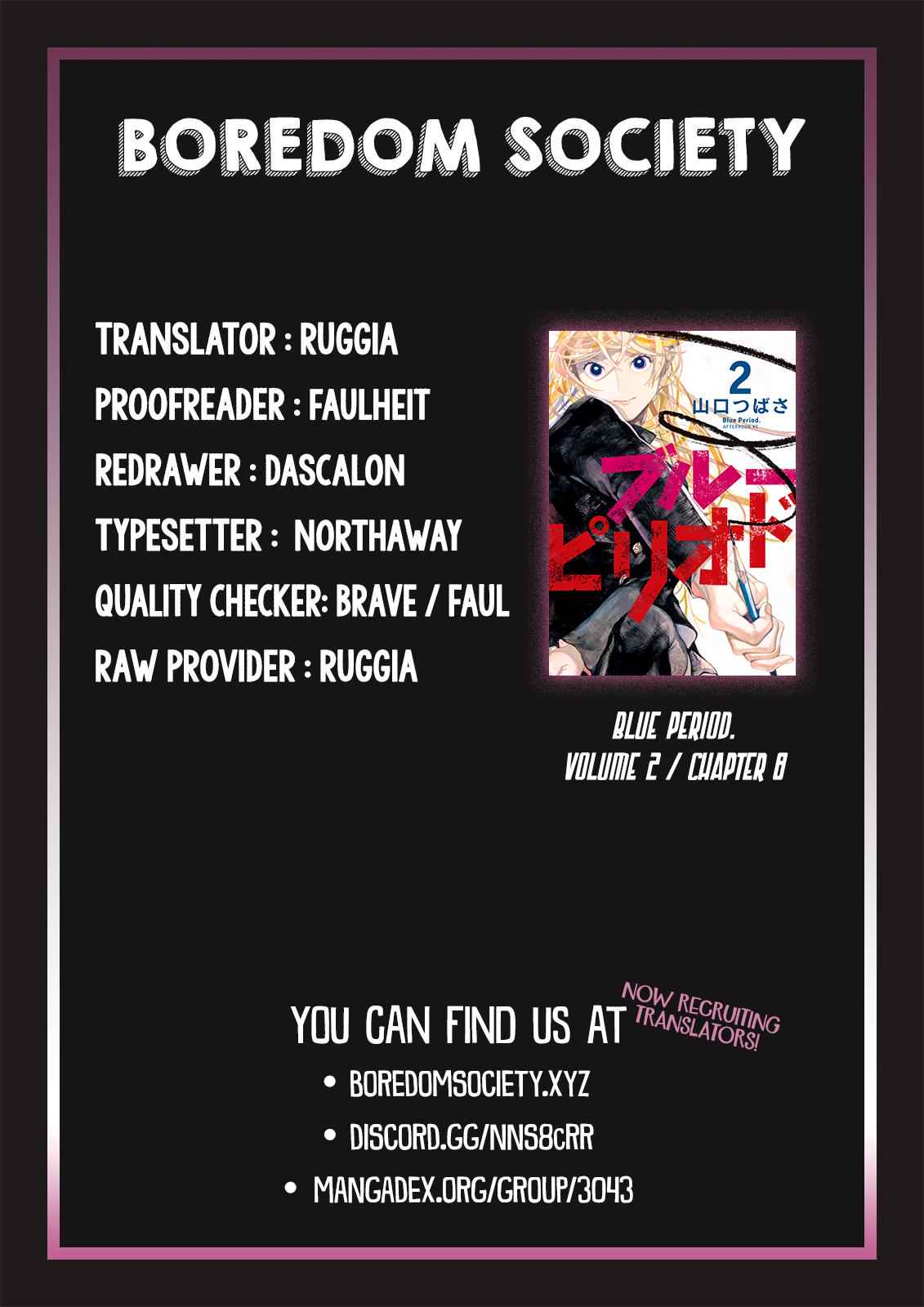 Blue Period Chap 8 - Next Chap 9