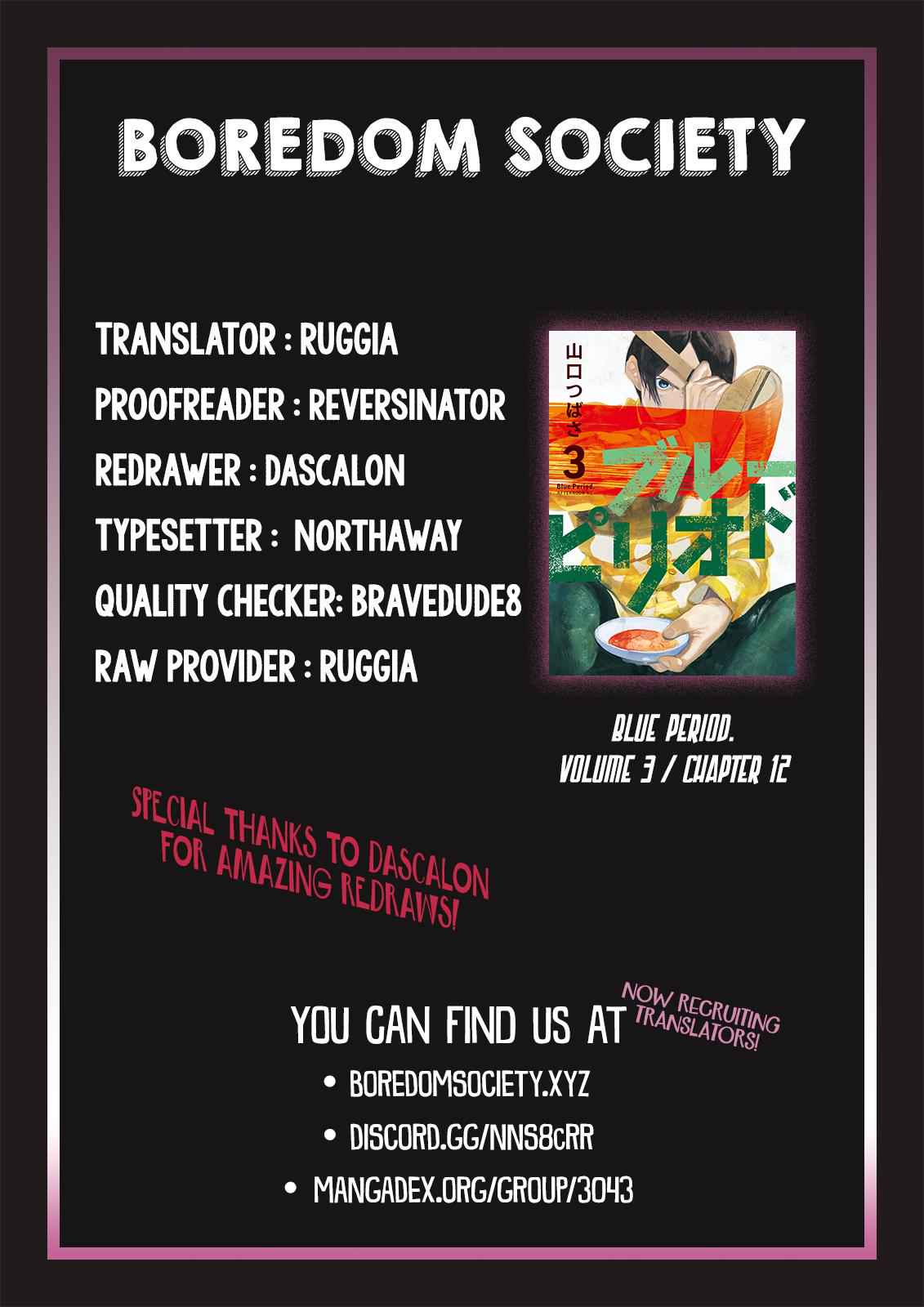 Blue Period Chap 12 - Next Chap 13