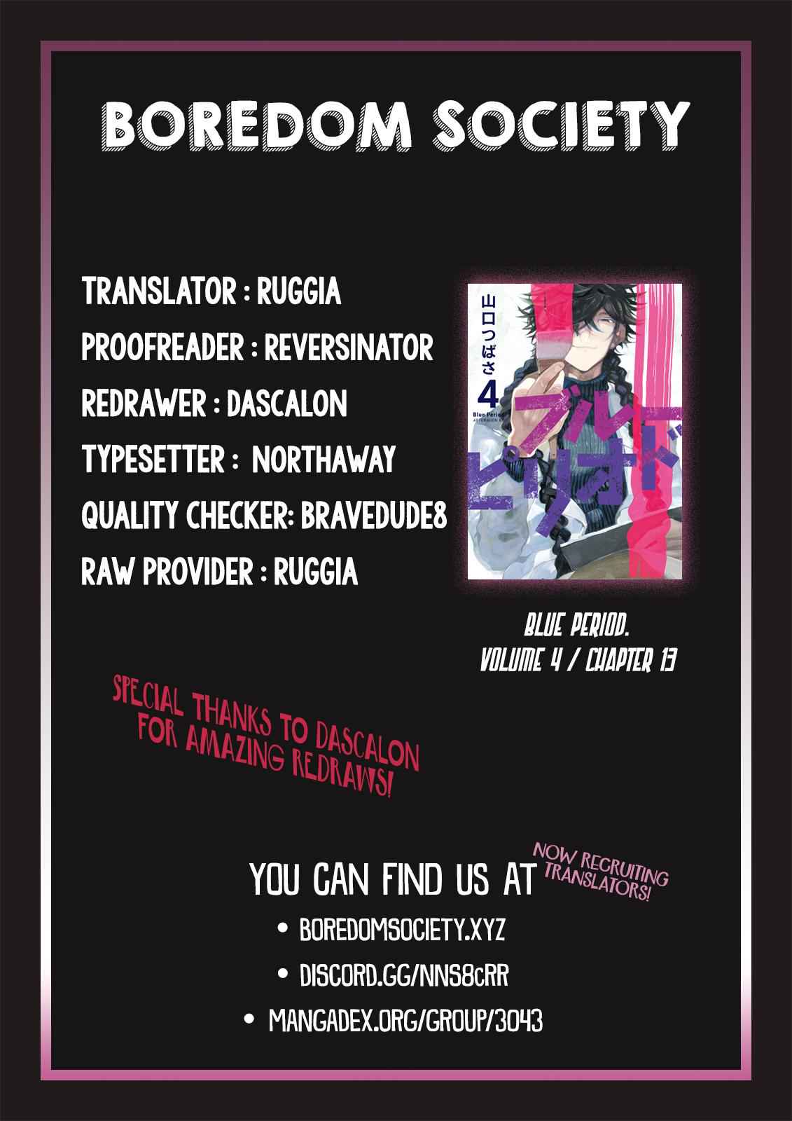 Blue Period Chap 13 - Next Chap 14