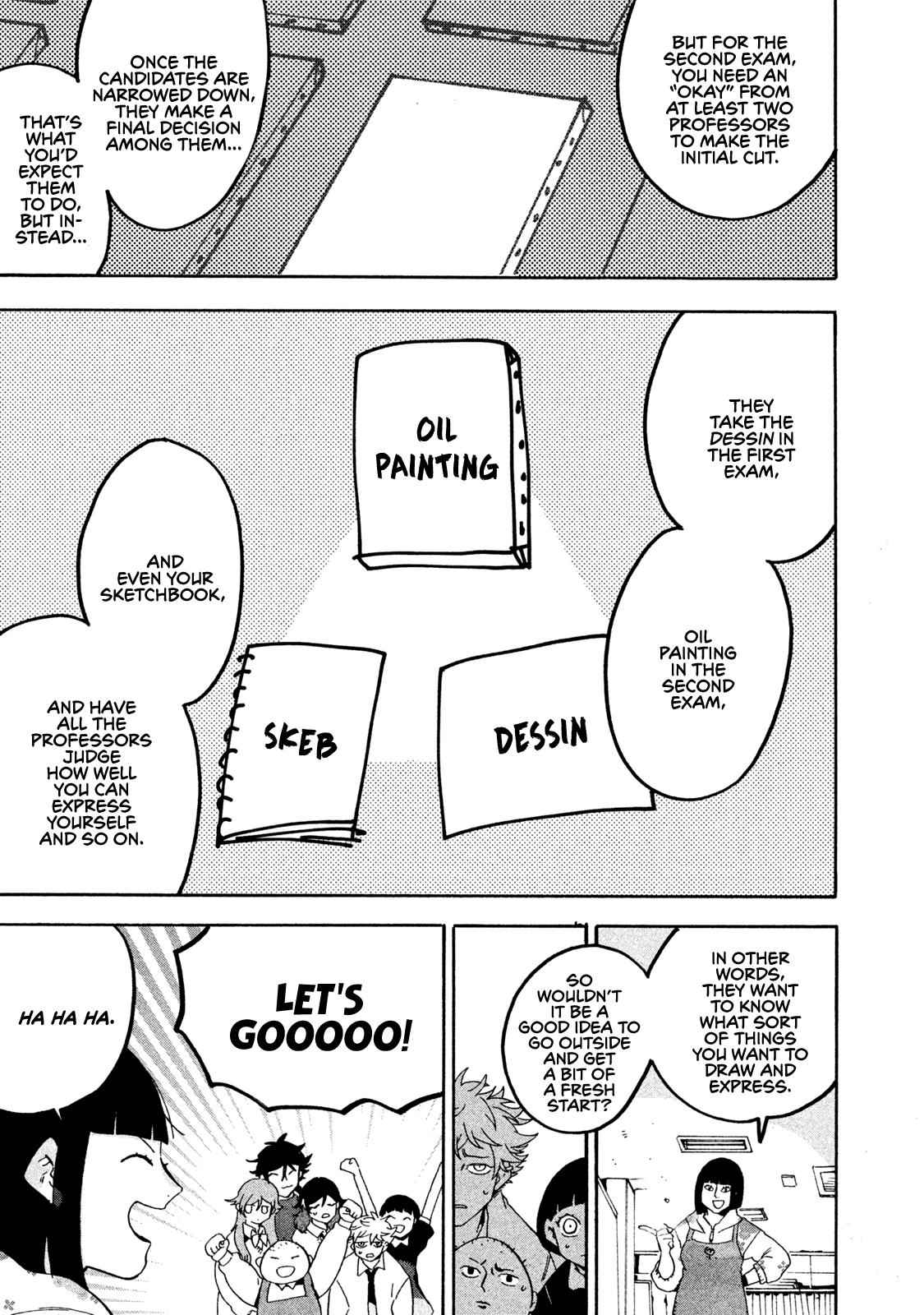 Blue Period Chap 17 - Next Chap 18