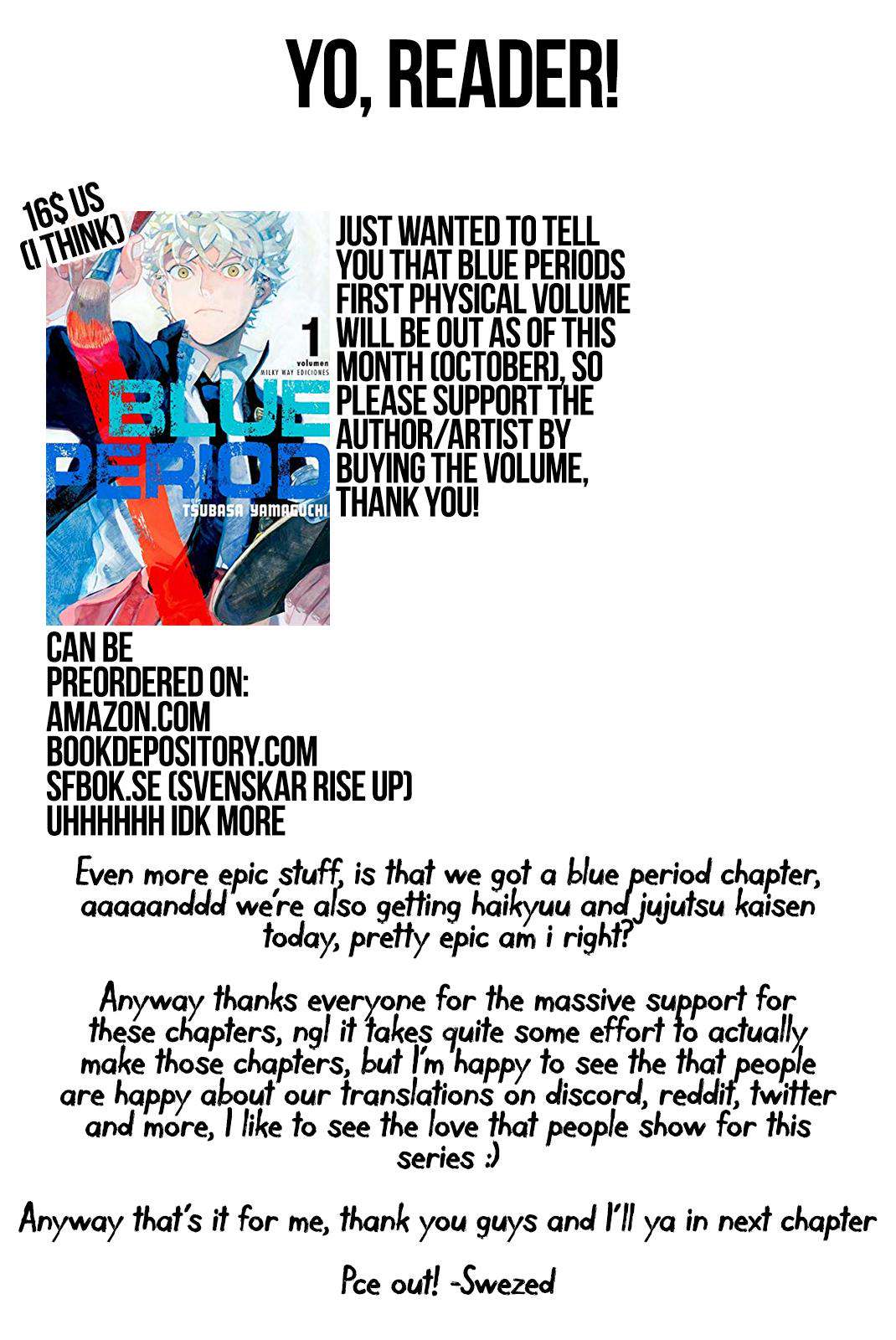 Blue Period Chap 24 - Next Chap 25