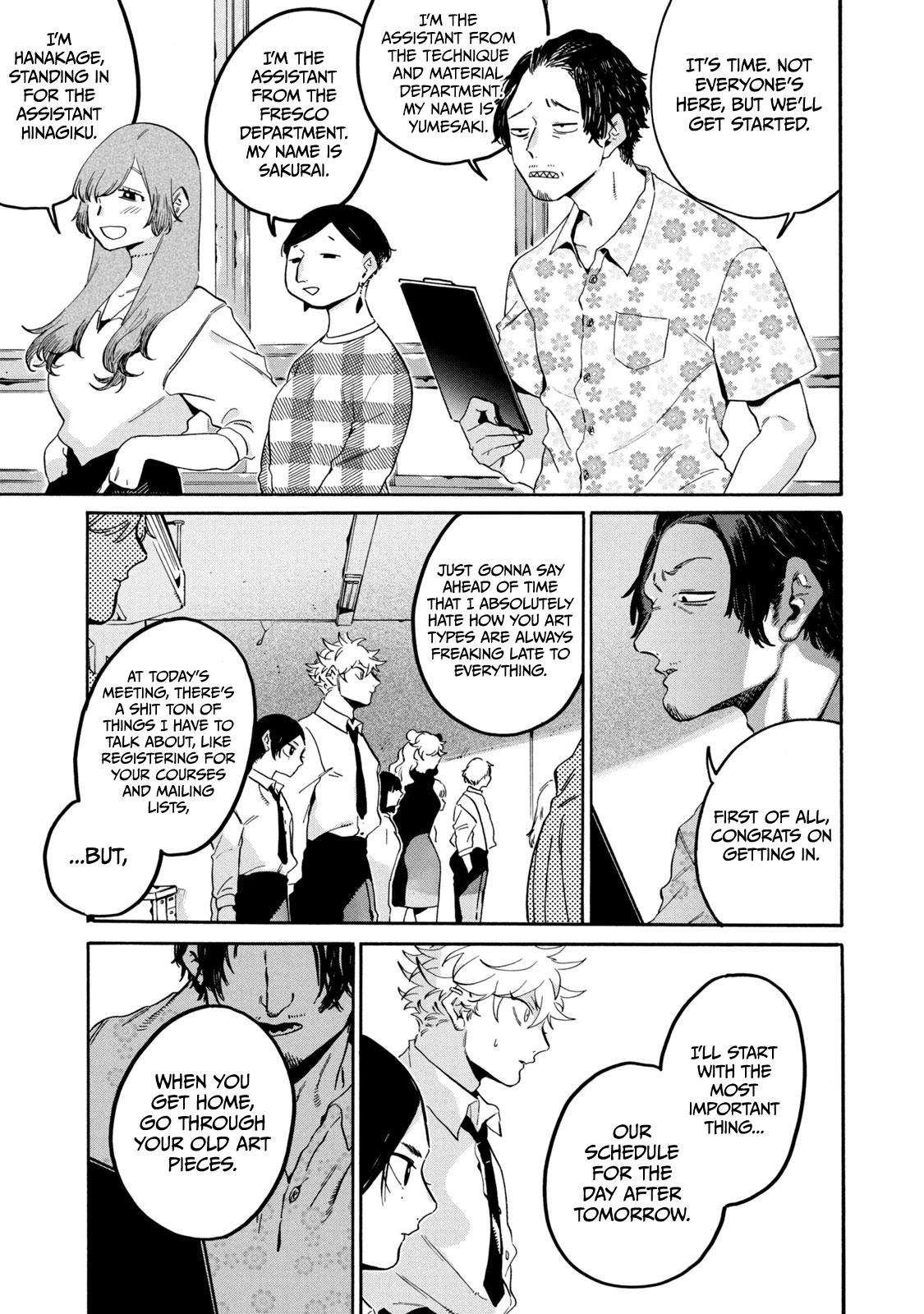 Blue Period Chap 26 - Next Chap 27
