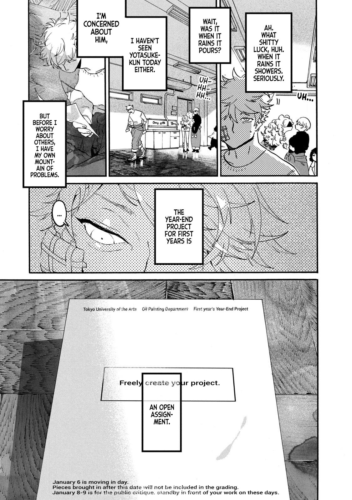 Blue Period Chap 39 - Next Chap 40