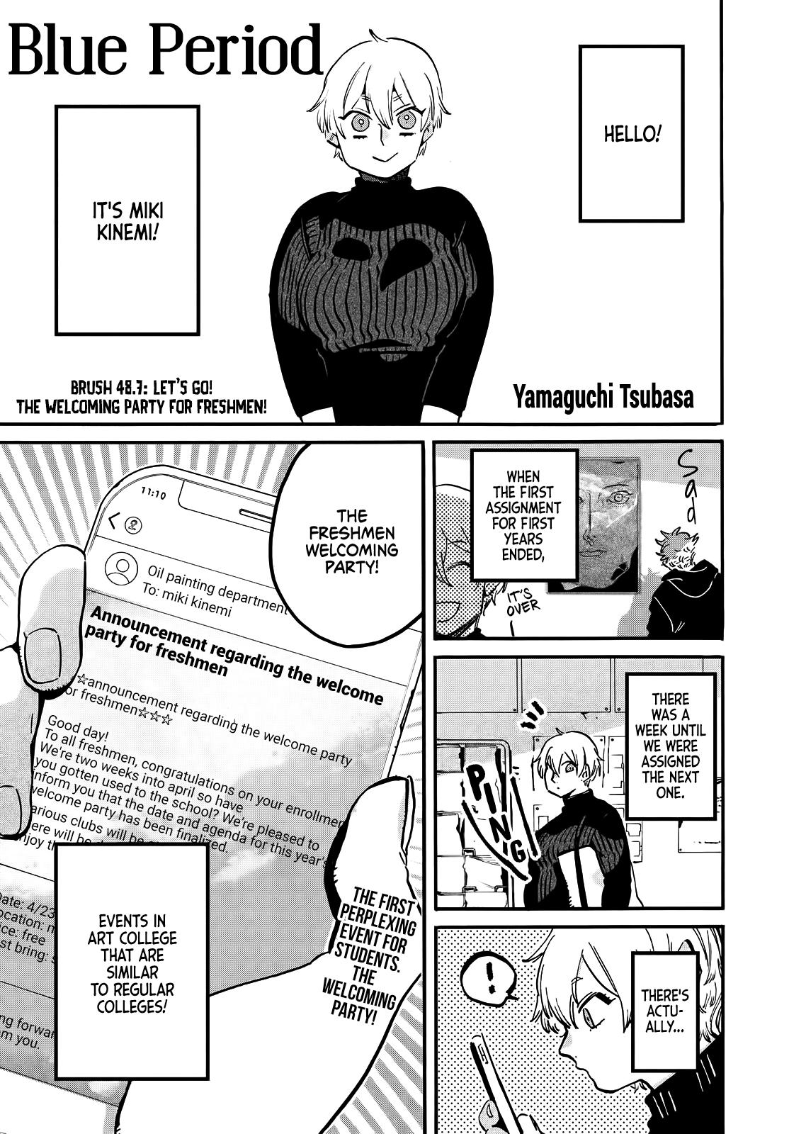 Blue Period Chap 48.5 - Next Chap 49.5