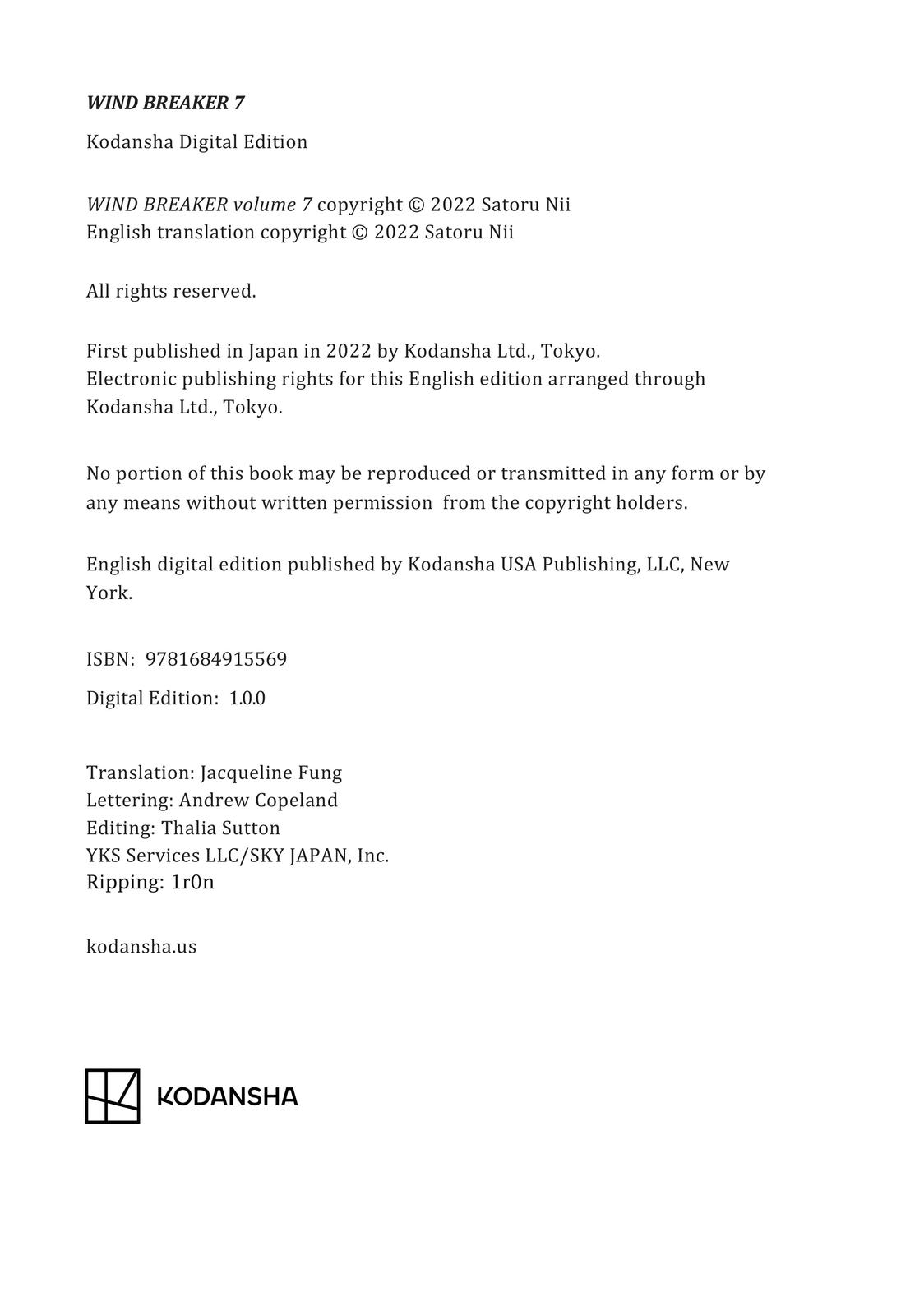 Wind Breaker (NII Satoru) Chap 58 - Next Chap 59