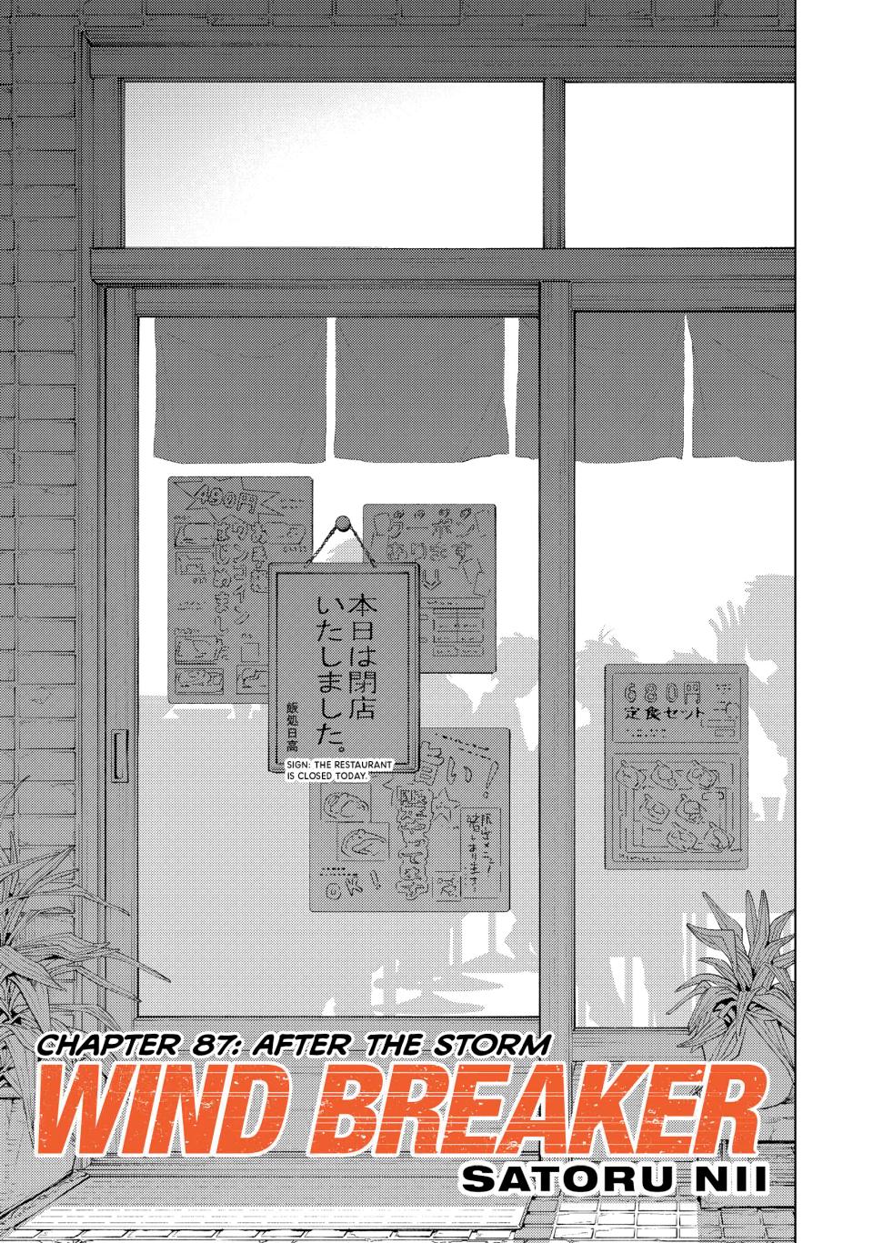 Wind Breaker (NII Satoru) Chap 87 - Next Chap 88