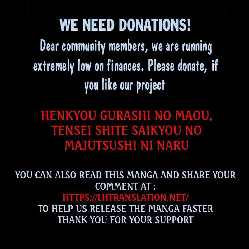 Henkyougurashi no Maou, Tensei shite Saikyou no Majutsushi ni Naru Chap 17 - Next Chap 18