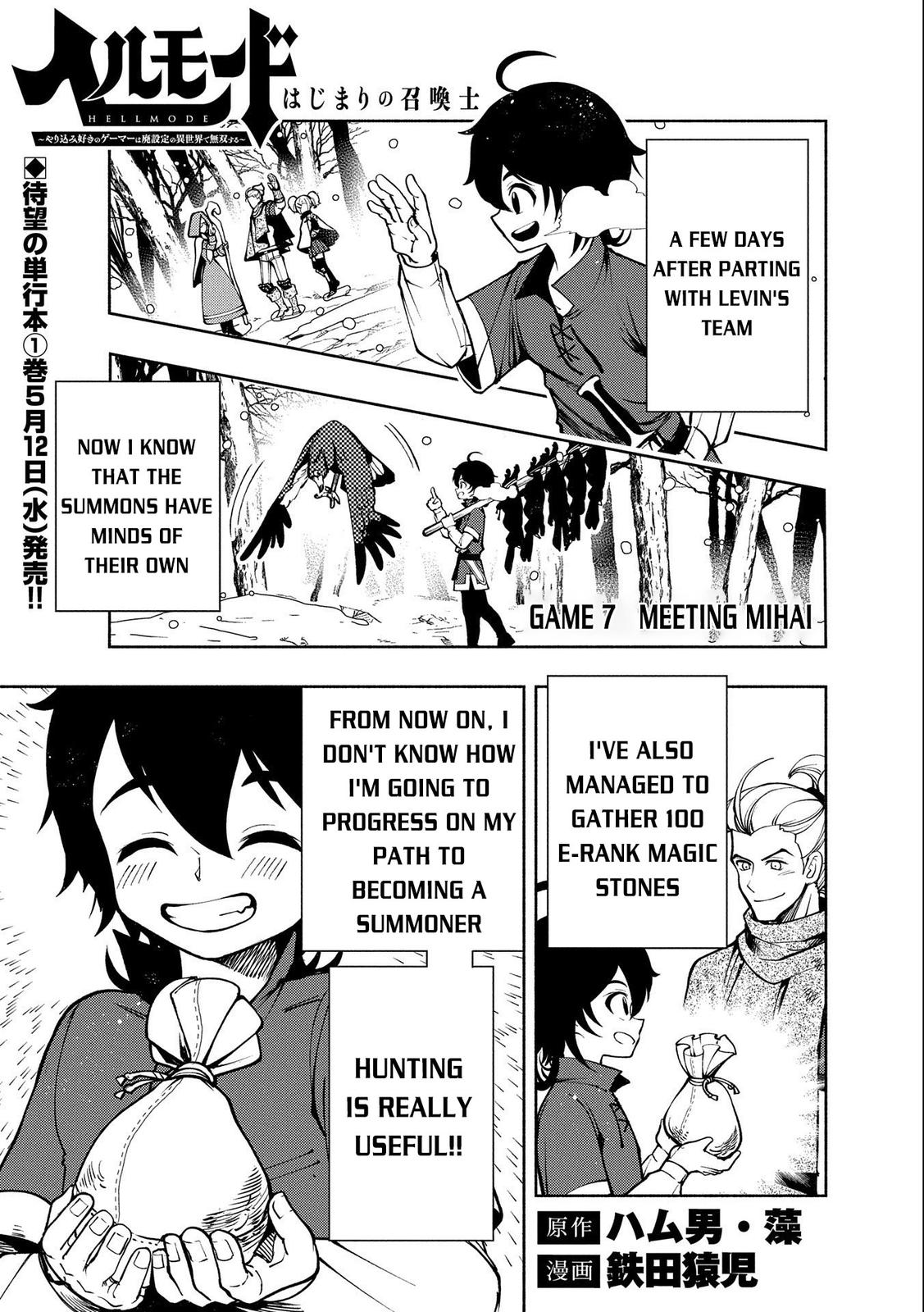 Hell Mode: Yarikomi Suki no Gamer wa Hai-settei no Isekai de Musou suru - Hajimari no Shoukanshi Chap 7 - Next Chap 8