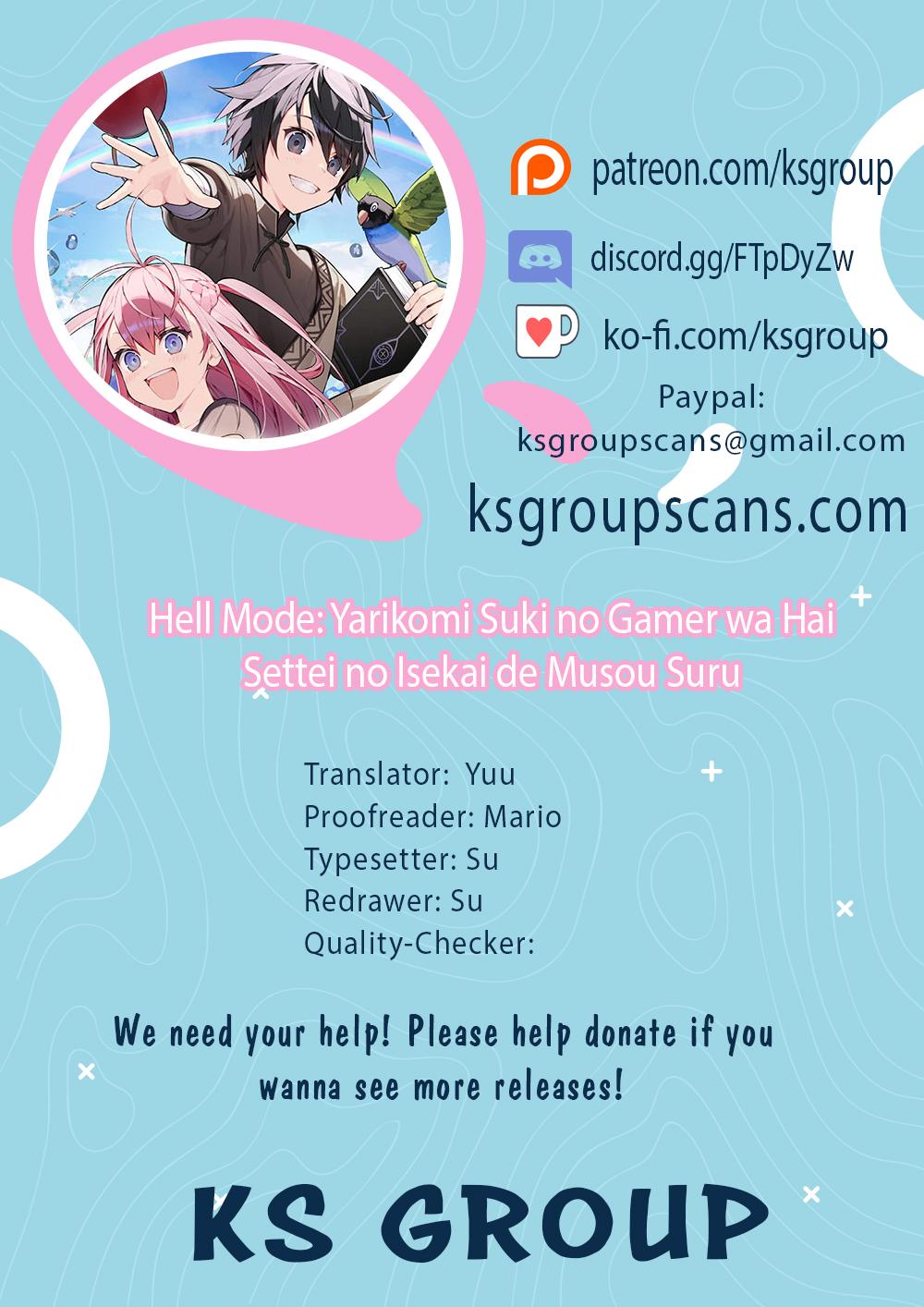 Hell Mode: Yarikomi Suki no Gamer wa Hai-settei no Isekai de Musou suru - Hajimari no Shoukanshi Chap 8 - Next Chap 9